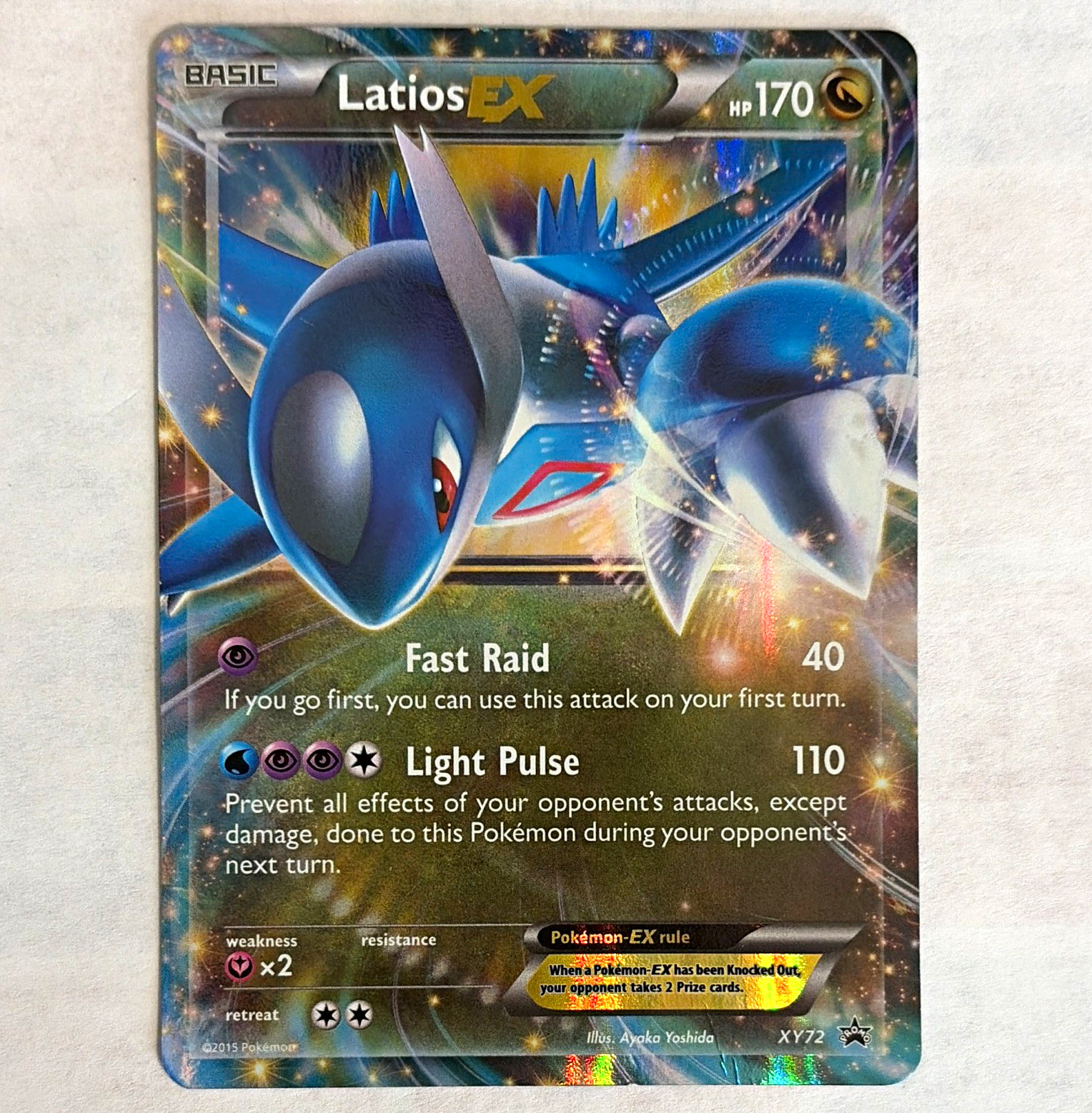 The Pokémon Company Latios EX XY72 XY Pokémon TCG Promo Holo EN 170 HP The Pokémon Company Latios EX XY72 XY Pokémon TCG Promo Holo EN 170 HP