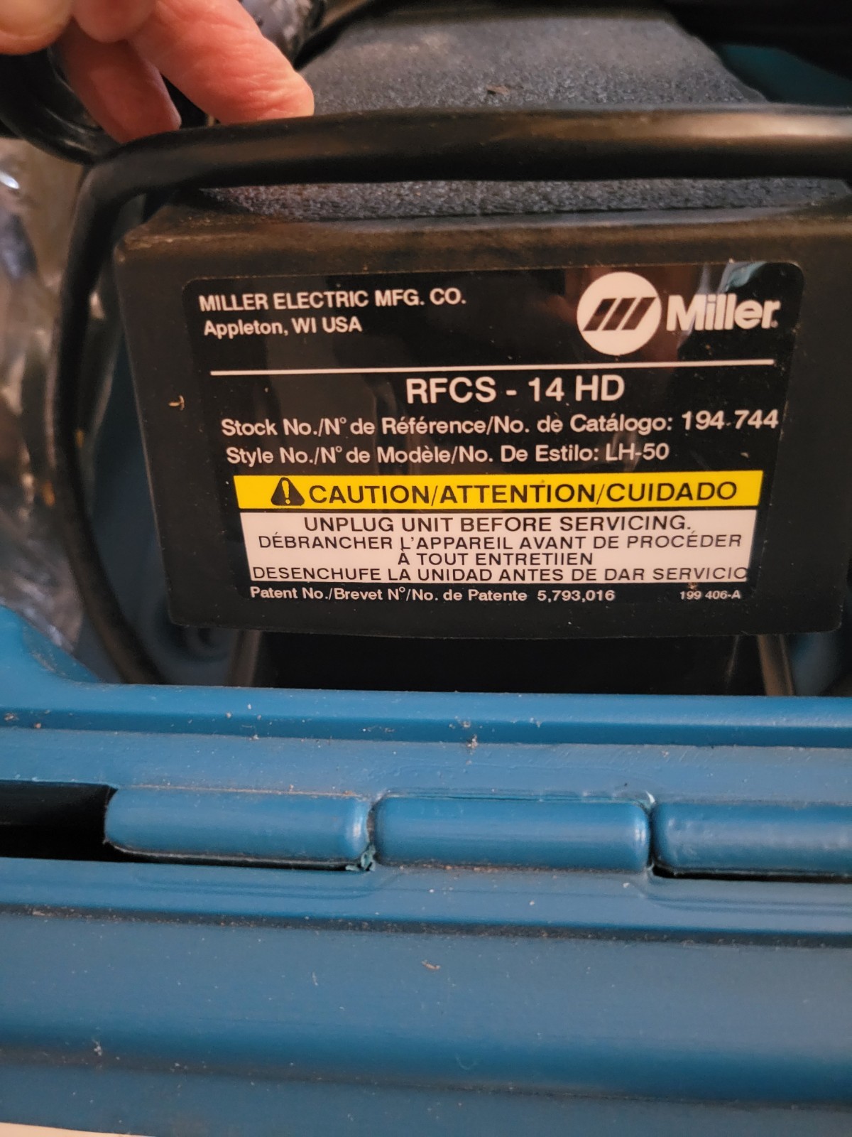 MILLER ELECTRIC TIG/MIG WELDING KIT MILLER ELECTRIC TIG/MIG WELDING KIT