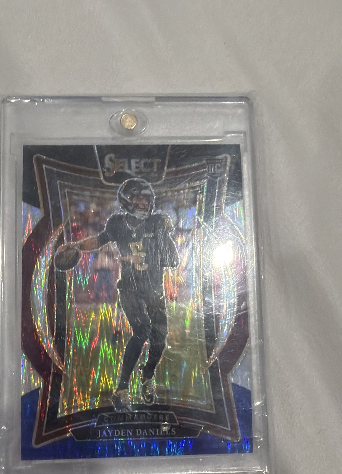 2024 Panini Select - Concourse Jayden Daniels #26 Black & Blue Shock Prizm (RC) 2024 Panini Select - Concourse Jayden Daniels #26 Black & Blue Shock Prizm (RC)