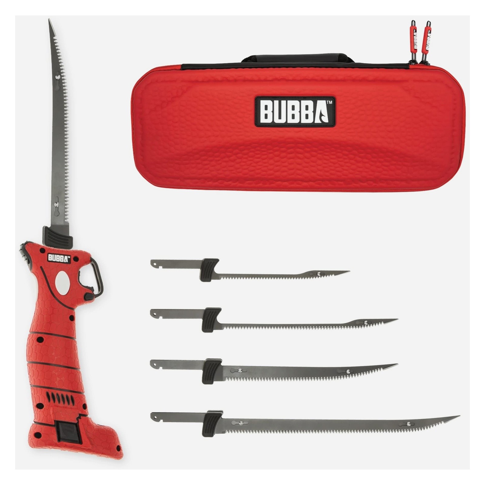 BUBBA Li-Ion Cordless Electric Fillet Knife with 4 Ti-Nitride S.S. Blades NEW