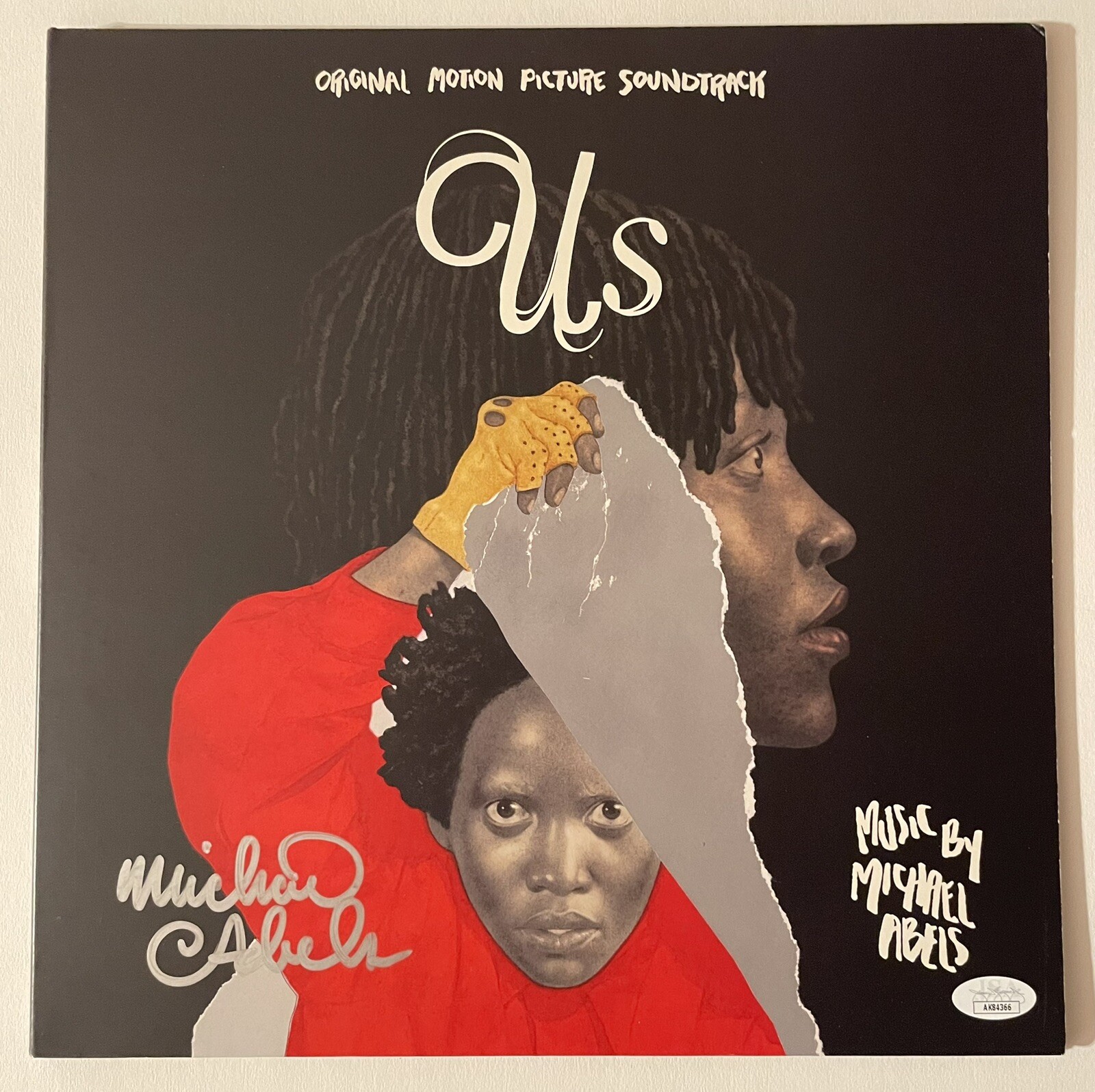 Michael Abels Signed Us Composer Vinyl LP Soundtrack Authentic Autograph JSA COA