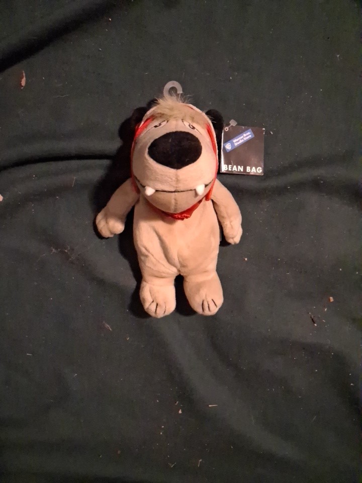 1998 Vintage Muttley Dog plush beanbag small toy Wacky Races 8 inch 1998 Vintage Muttley Dog plush beanbag small toy Wacky Races 8 inch