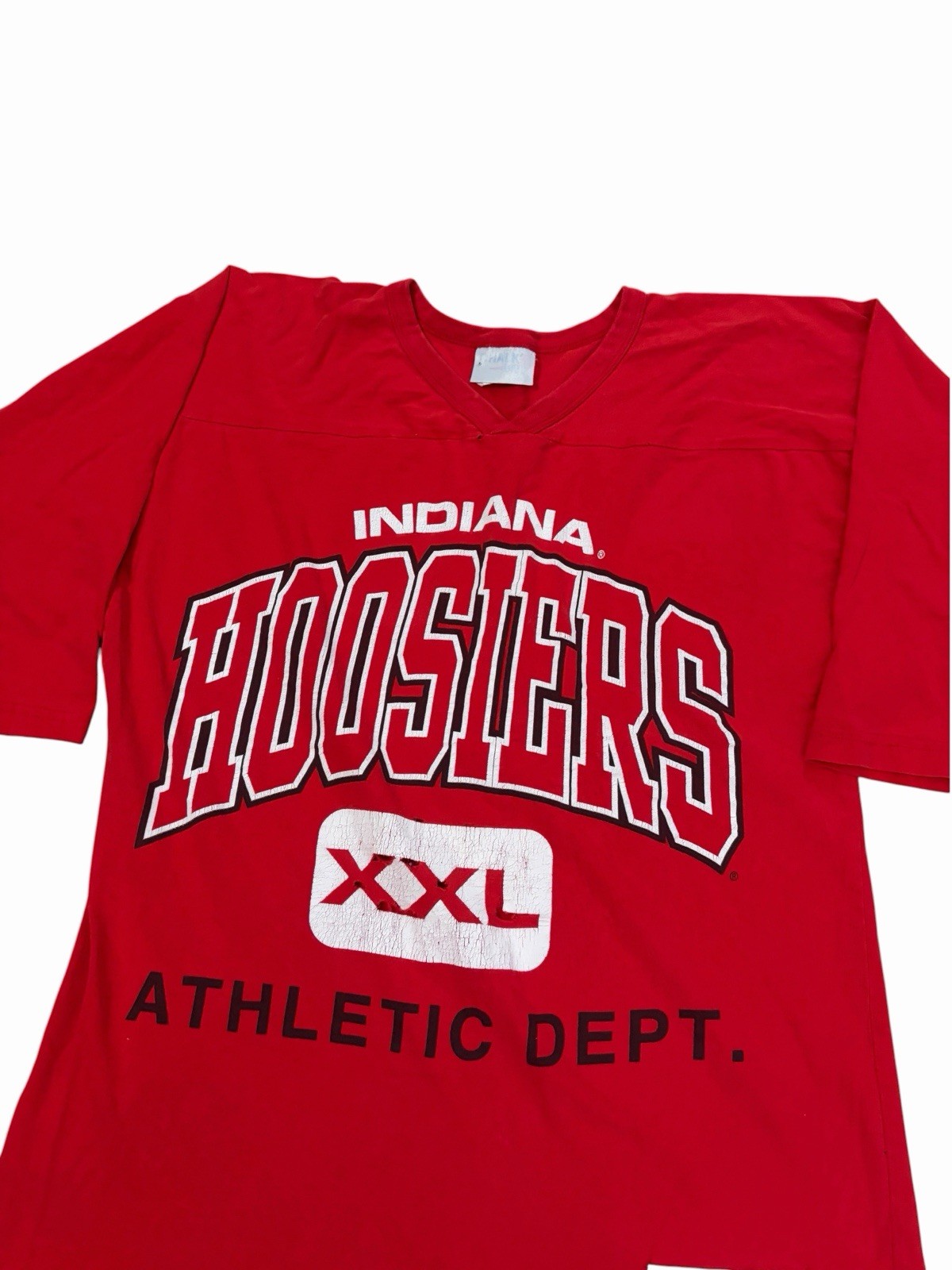 VTG Chalk Line Indiana Hoosiers XXL Baseball Tee Shirt Adult Large 90s IU READ VTG Chalk Line Indiana Hoosiers XXL Baseball Tee Shirt Adult Large 90s IU READ