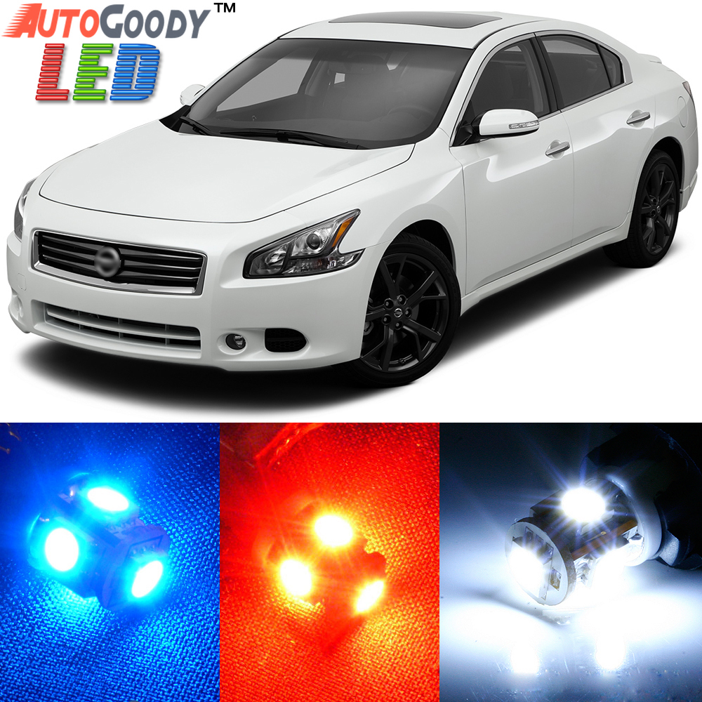 16 x Premium Xenon White LED Lights Interior Package for Nissan Maxima 2009-2014