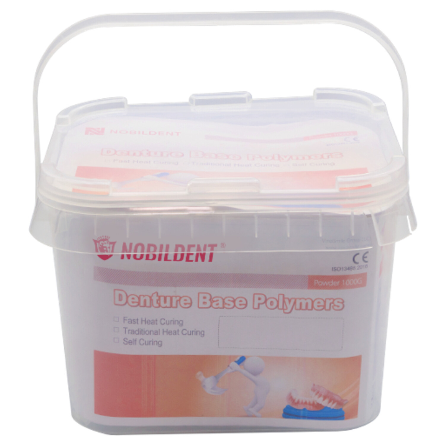 HUGE 1000g Dental HEAT CURRING Acrylic Denture Base Material Heat Cure Powder
