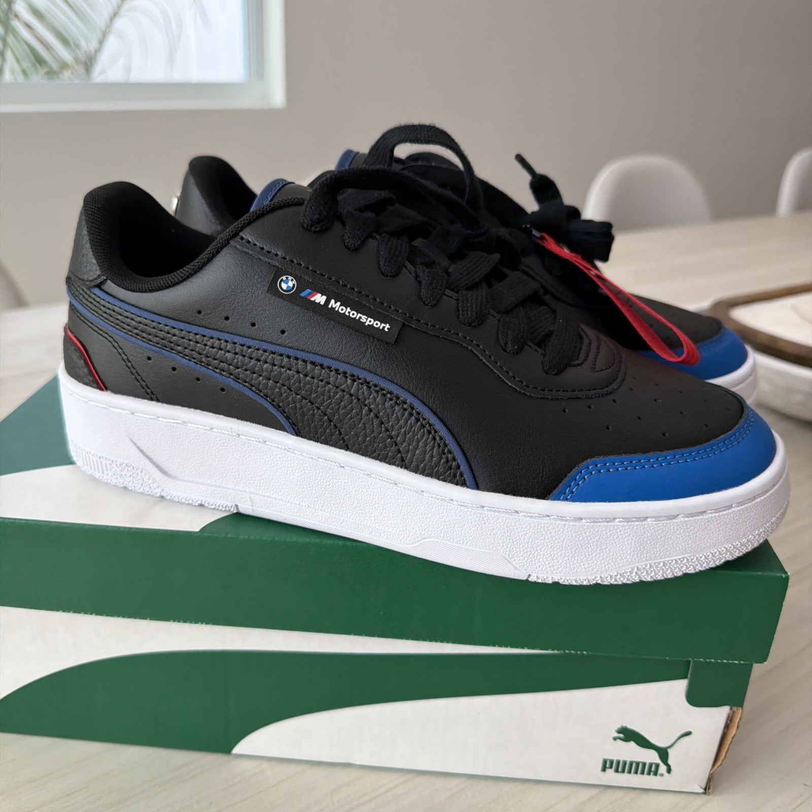 Puma X BMW Men’s  Sneakers Shoes Black Size 9 308607-01