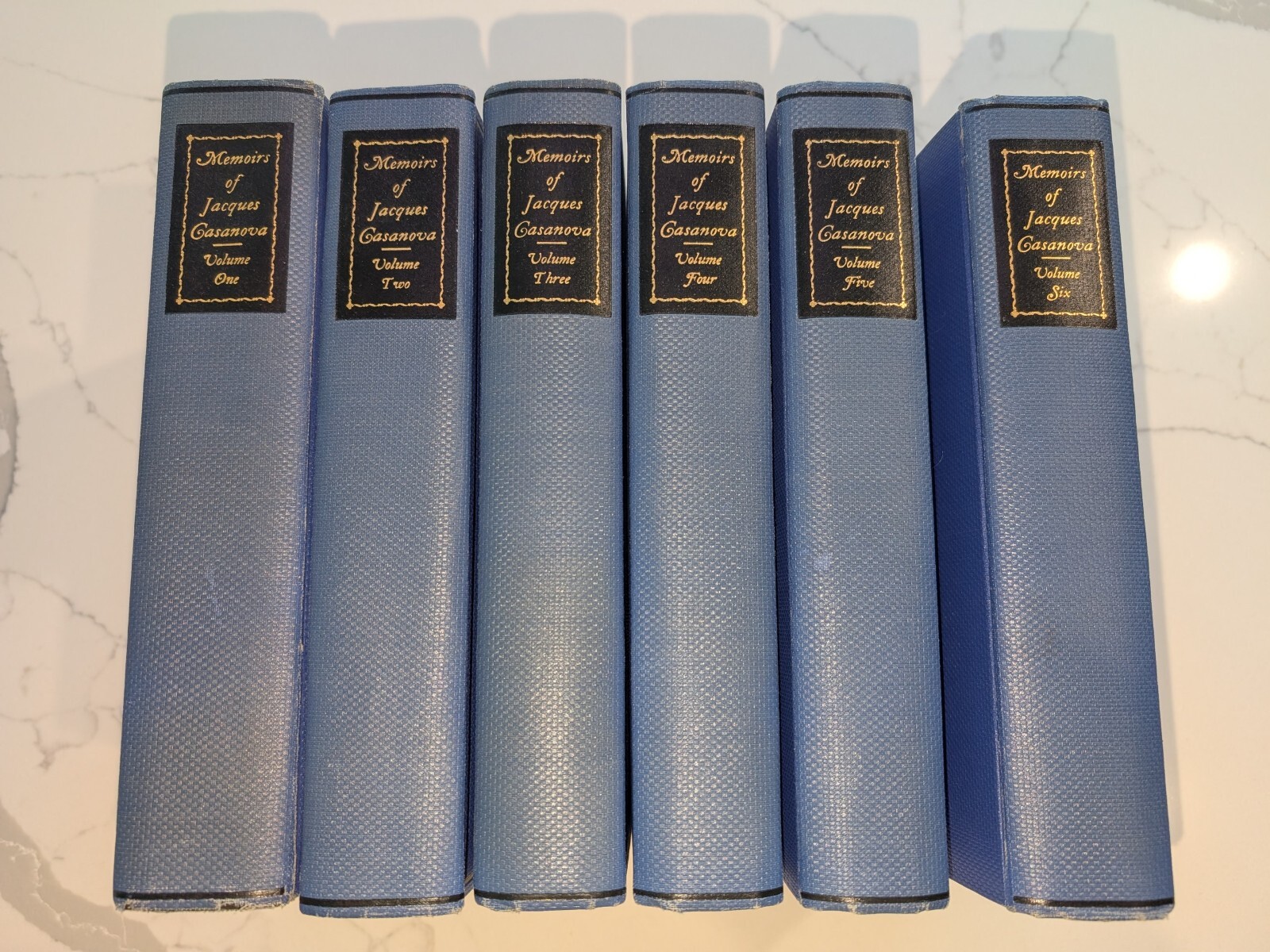 1894 The Memoirs of Jacques Casanova  - Jacques Casanova, 6 Volumes