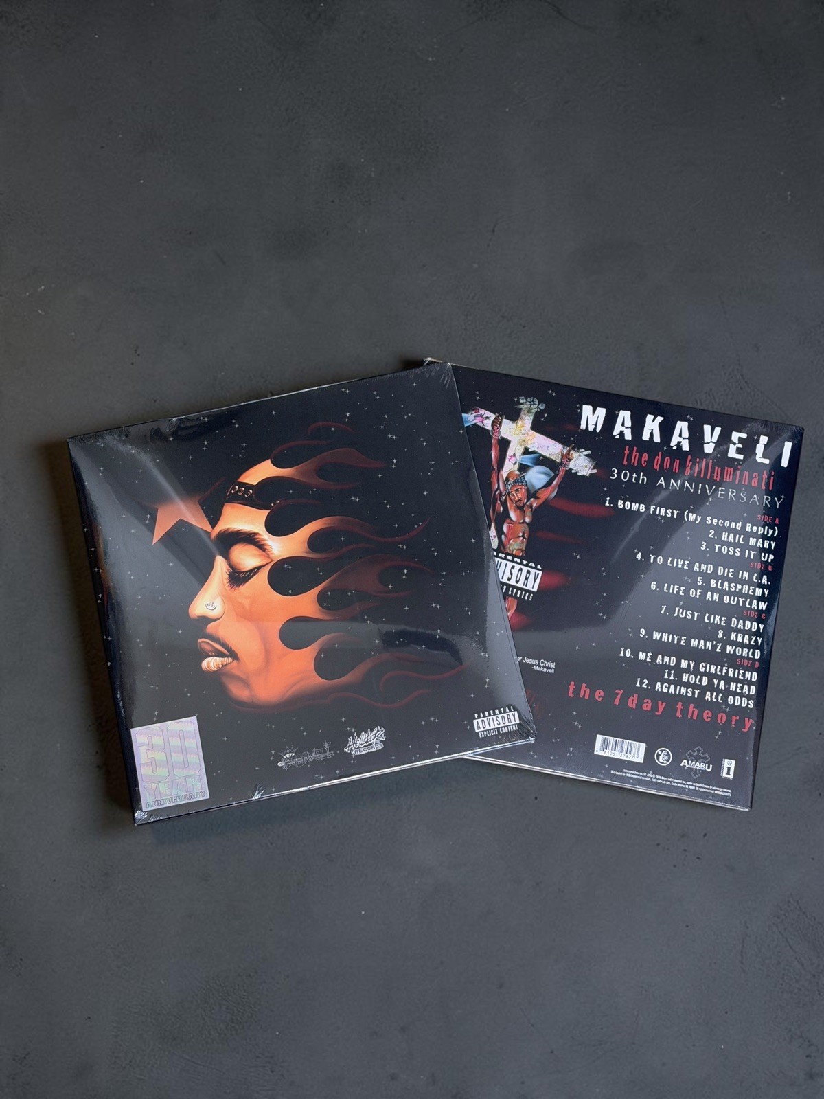 Makaveli 2Pac Don Killuminati 7 Day Theory 30th Anniv 2xLP Hellstar x ComplexCon Makaveli 2Pac Don Killuminati 7 Day Theory 30th Anniv 2xLP Hellstar x ComplexCon