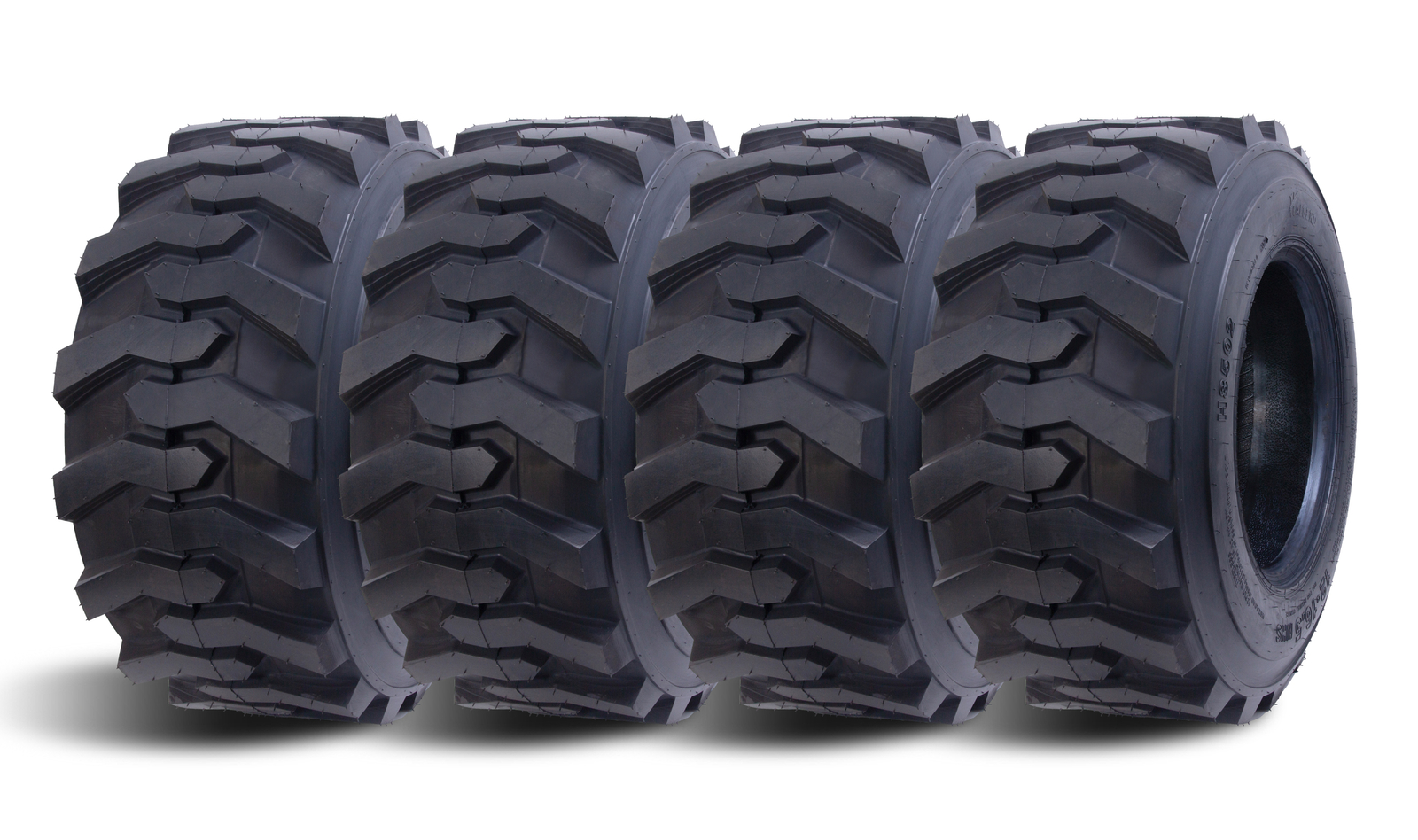 4 Pack 10-16.5 12-16.5 Skid Steer Tires 12x16.5 10x16.5 SKS Heavy Duty Long Wear