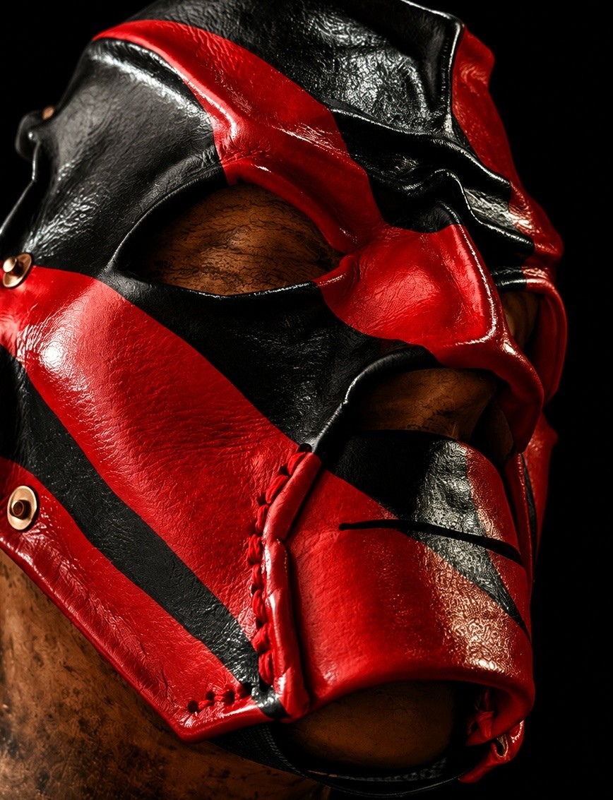 MTO Leather Kane 1998 custom  Wrestling Mask Replica Wwf 