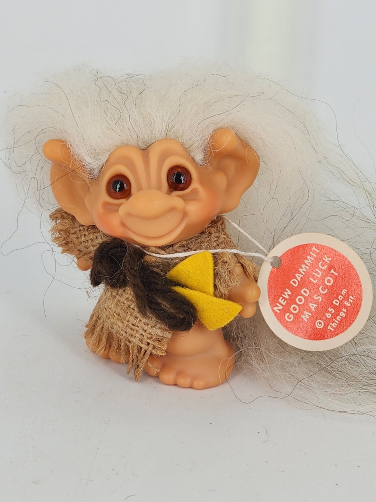 Dammit Dam Things 1965 TAILED Troll 3-1/4\ Dammit Dam Things 1965 TAILED Troll 3-1/4\