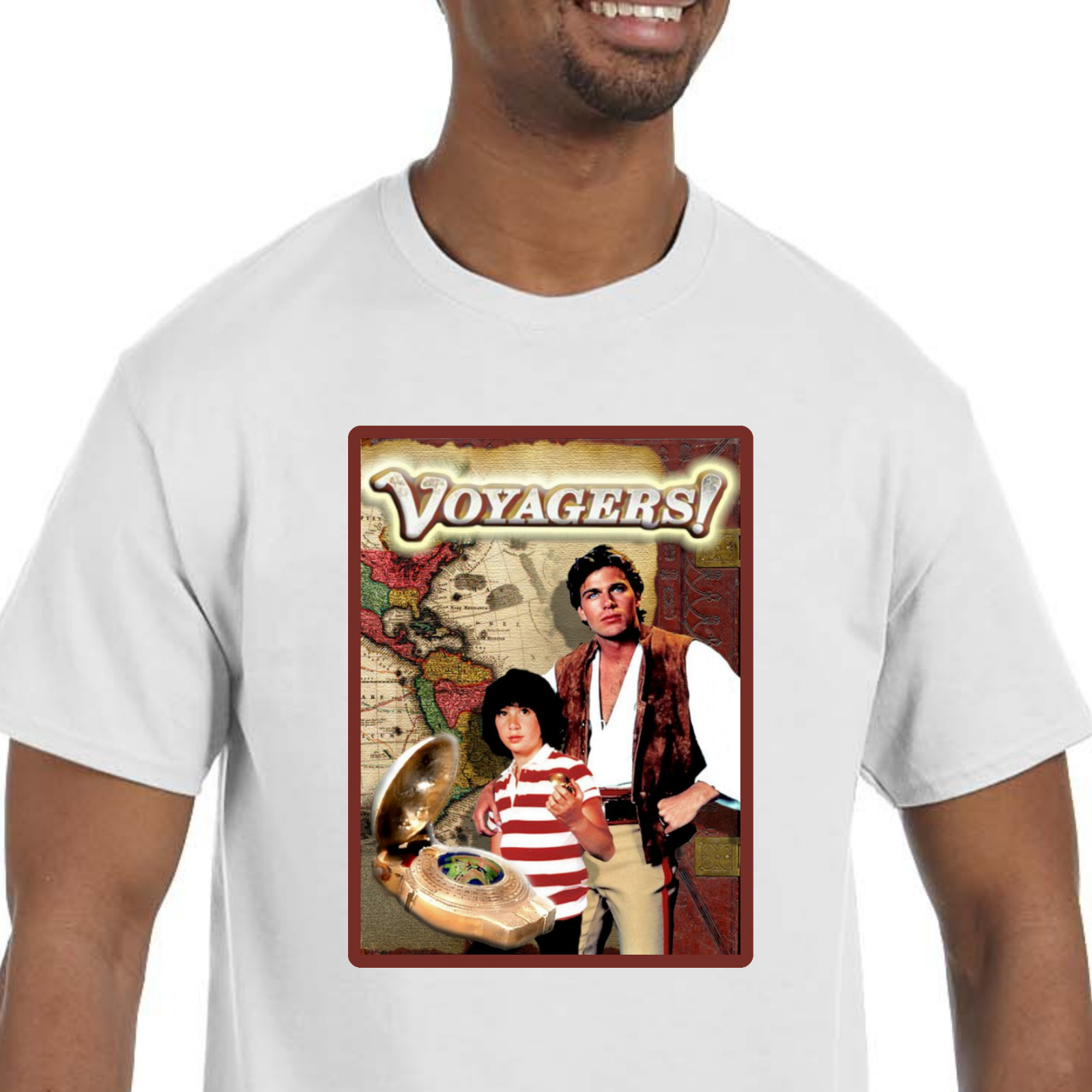 Voyagers T-Shirt NEW *Pick your color & size* 80\'s TV show
