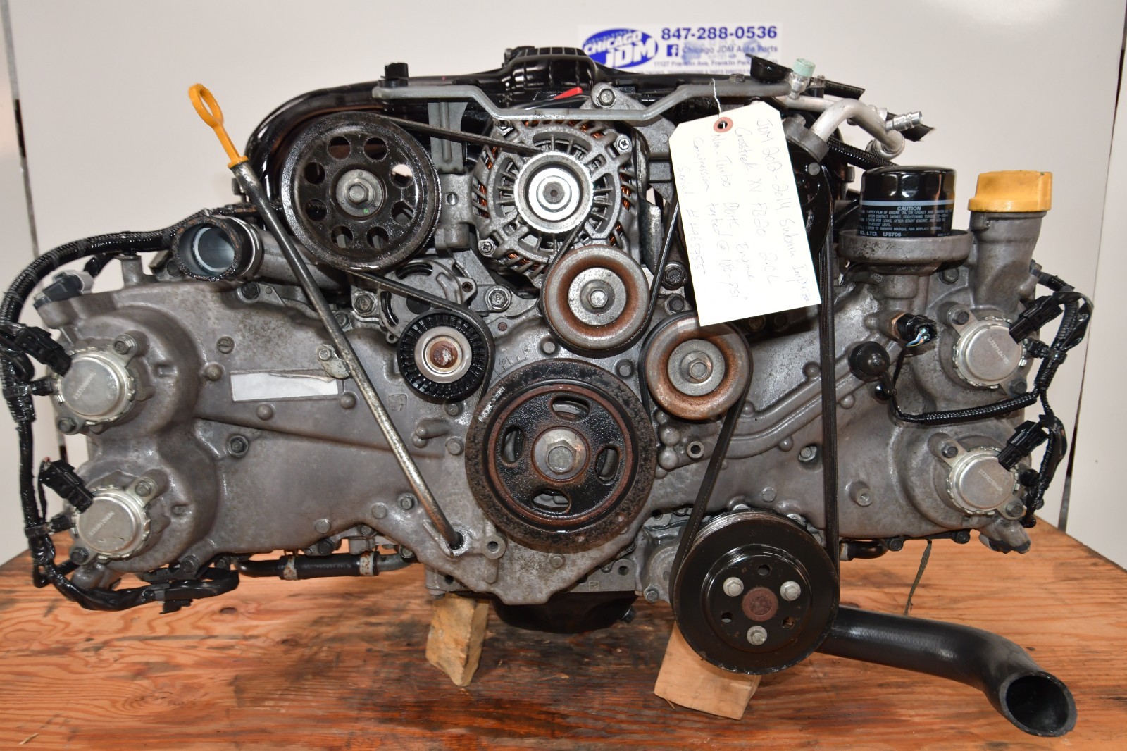 JDM 2012-2014 Subaru Impreza, Crosstrek XV, FB20 2.0L Non-Turbo DOHC Engine.