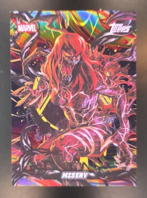 2026 Topps Mint Marvel Misery #MS-27 Mass Symbiote Takeover Foil 7/10 2026 Topps Mint Marvel Misery #MS-27 Mass Symbiote Takeover Foil 7/10