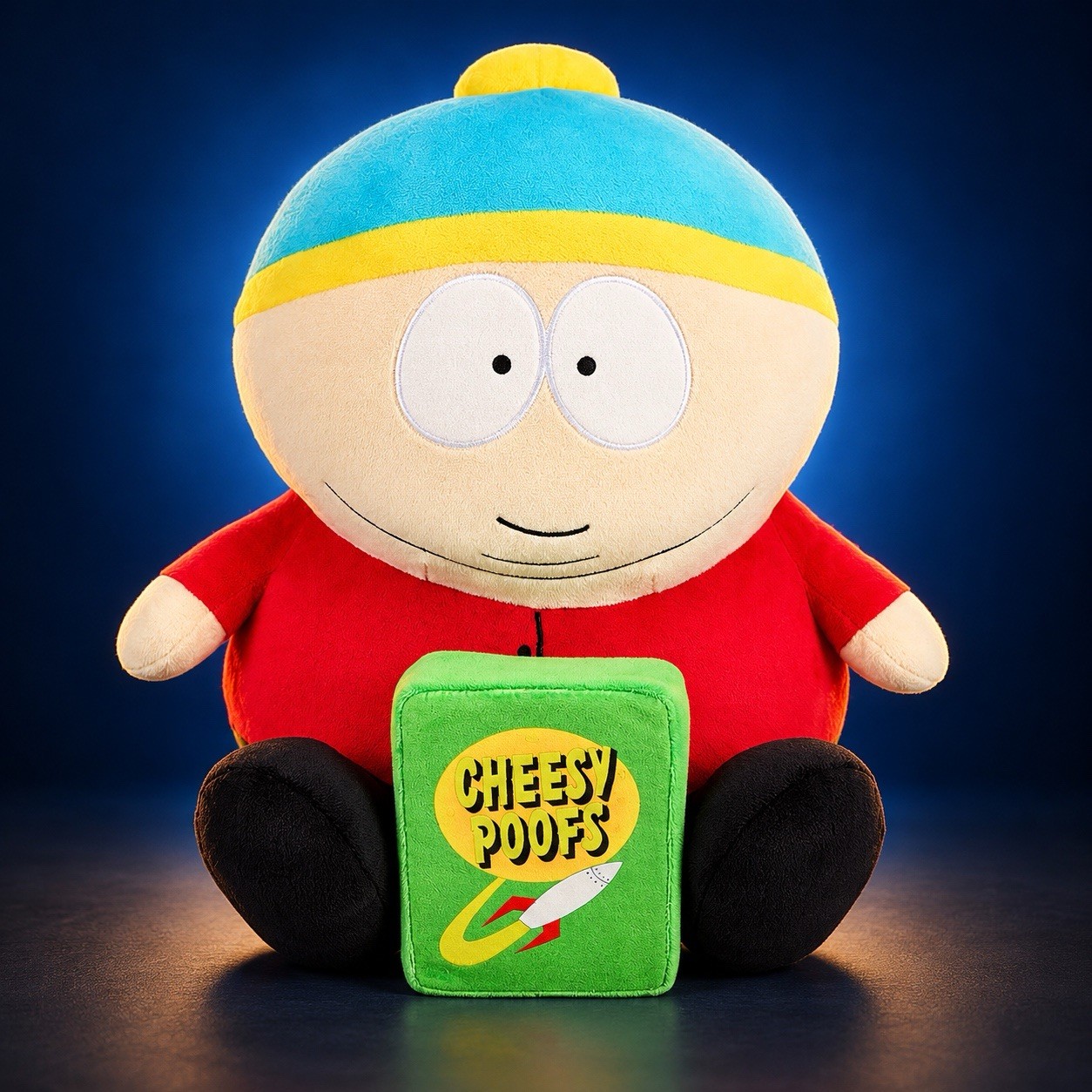 SOUTH PARK CARTMAN CHEESY POOFS 16” HUGME PLUSH KIDROBOT SHAKE ACTION TOY