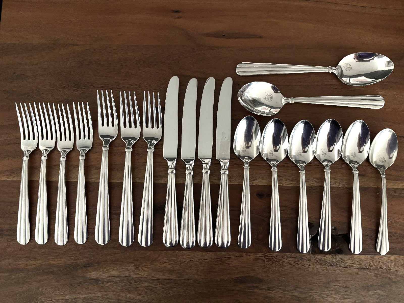 Oneida Community UNITY Forks Knives Soup Spoons Stainless Flatware USA
