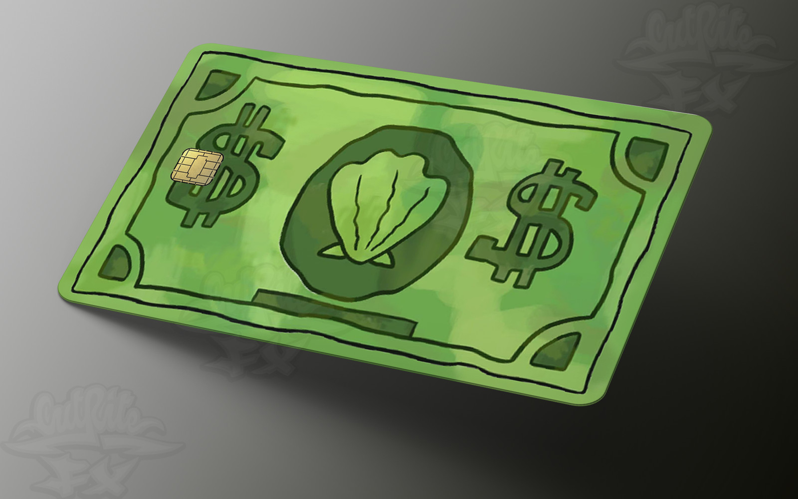 Sea Bucks Credit Card Skin, Credit Card Sticker, Debit Card Skin