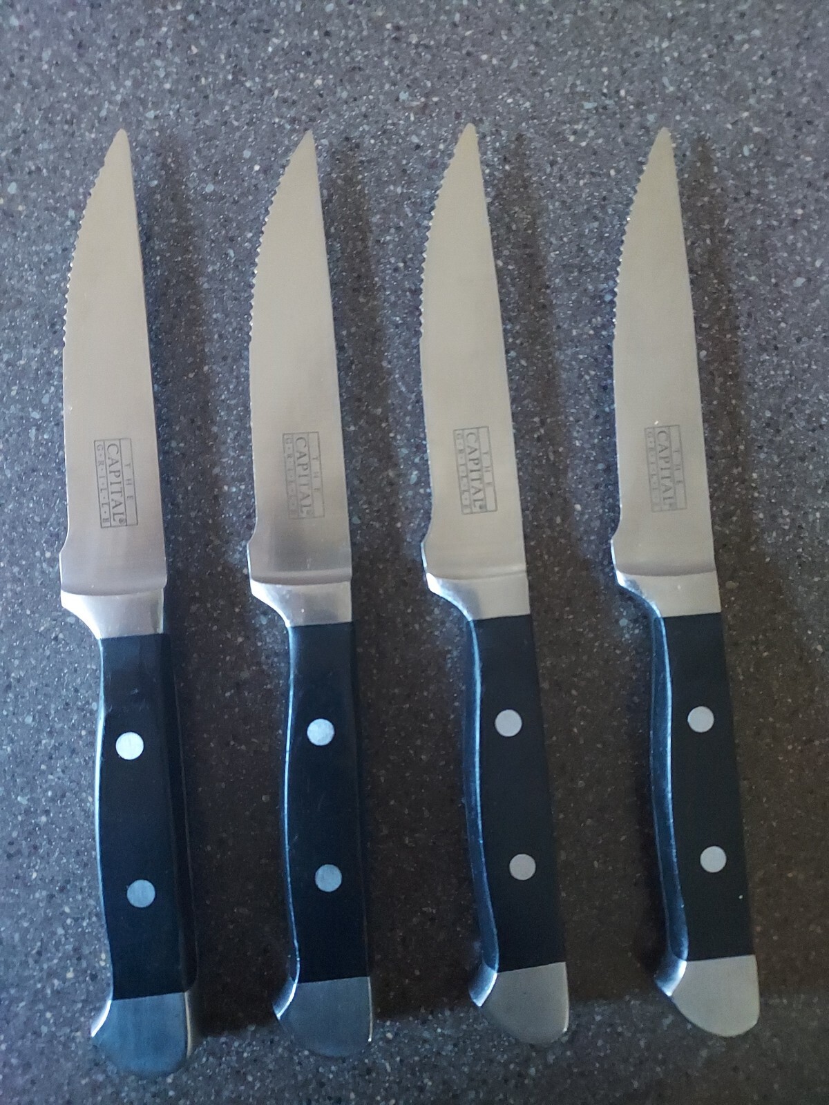 Original Collectible Capital Grille Steak Knives Lot Of Four Original Collectible Capital Grille Steak Knives Lot Of Four