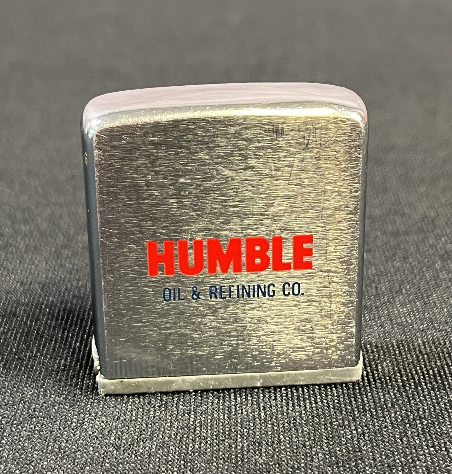 Vintage Zippo HUMBLE OIL & ATLAS TIRES BATTERIES Tape Measure Advertising Promo