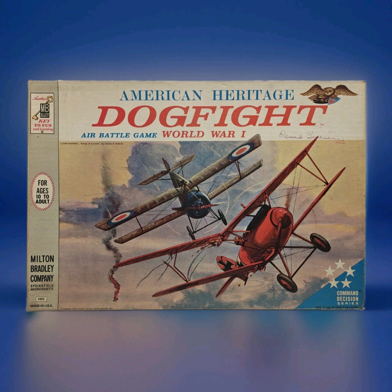 Vtg American Heritage Dogfight WW1 Air Battle Board Game Milton Bradley MB 1963