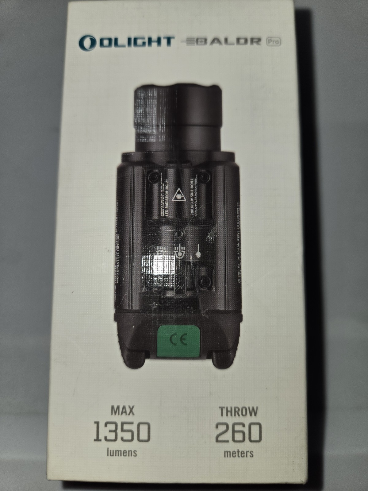 O Light Baldr Pro Tactical Light & Green Laser Black O Light Baldr Pro Tactical Light & Green Laser Black
