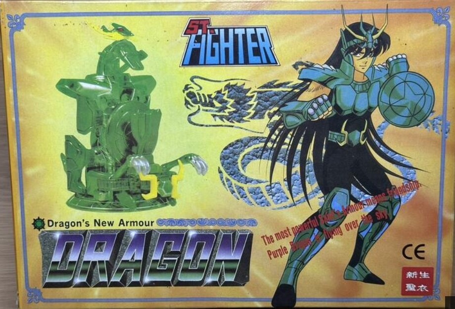 US 1990's Vintage Saint Seiya Myth Cloth  Bronze Dragon Shiryu Rare