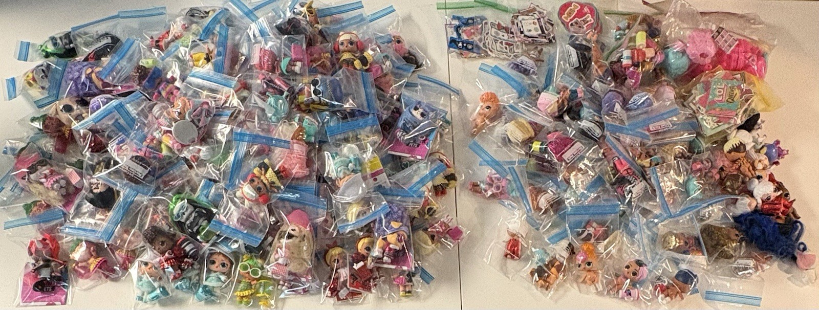 Massive Lot of 209 LOL Surprise Dolls With Accessories Ultra Rare Queens Pets ++
