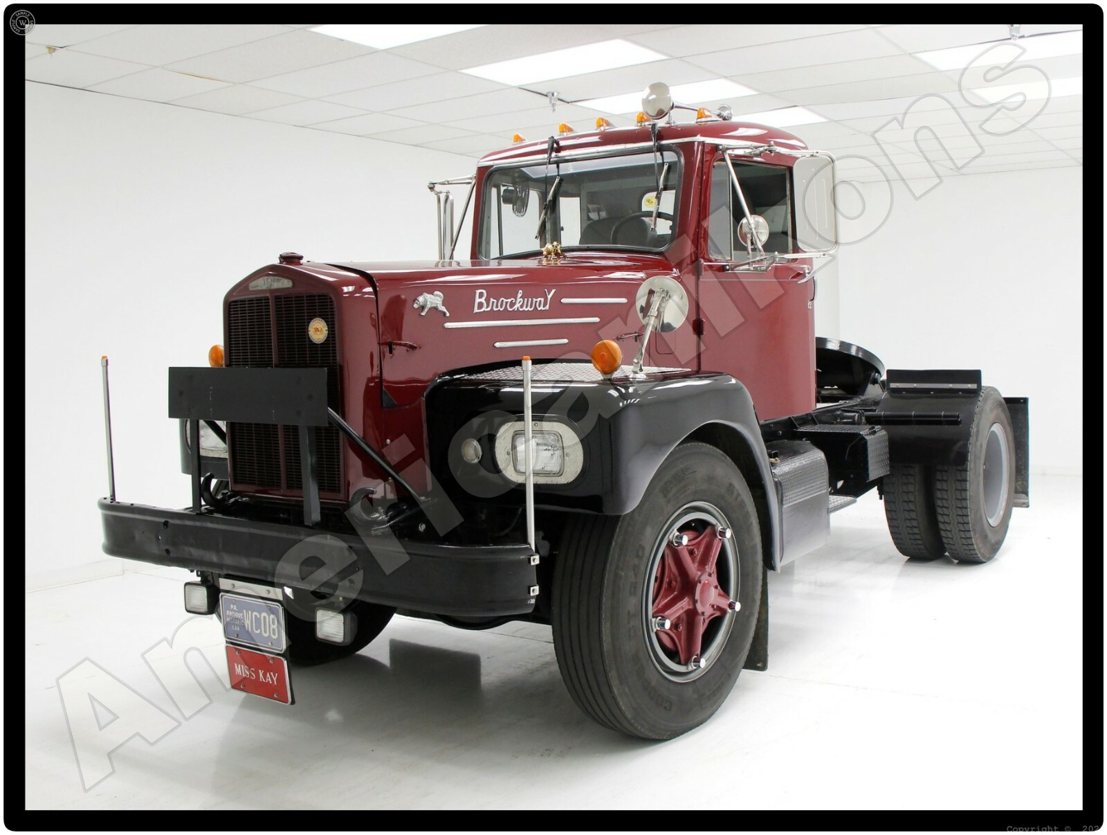 1959 Brockway 257T Trucks NEW Metal Sign: Cortland, New York - Large Size
