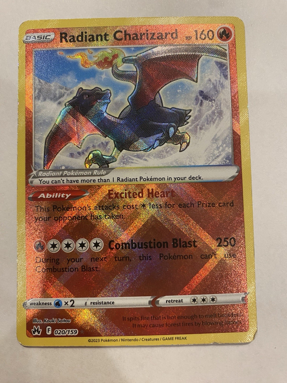 Radiant Charizard 020/159