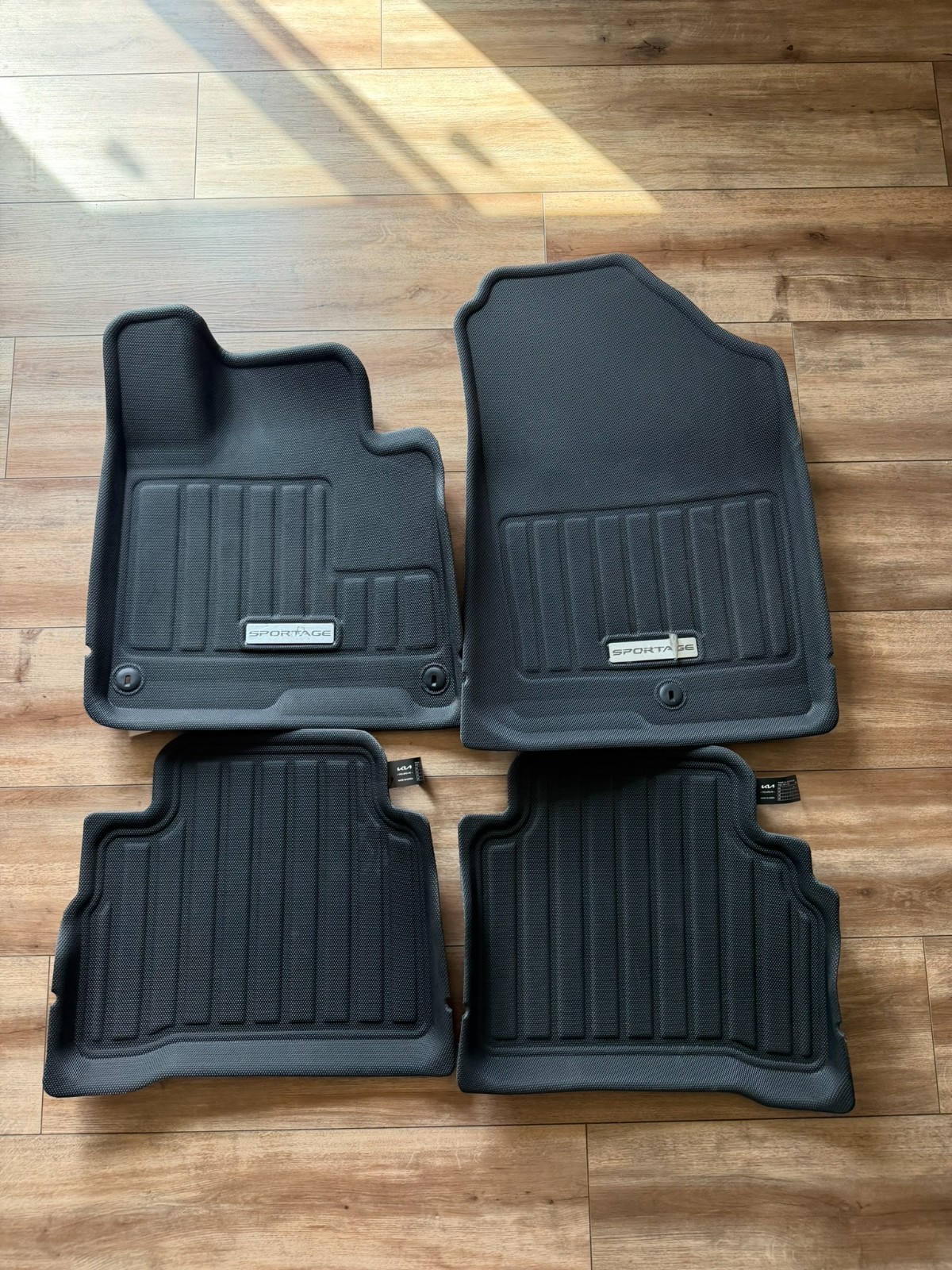 OEM 4 Piece All Weather Floor Mat Set For 2023-2026 KIA Sportage DWF13-AU000