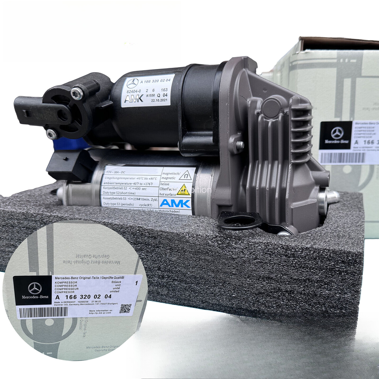 OEM Air Suspension Compressor Pump Fits Mercedes Benz 4Matic GLE350 1663200204