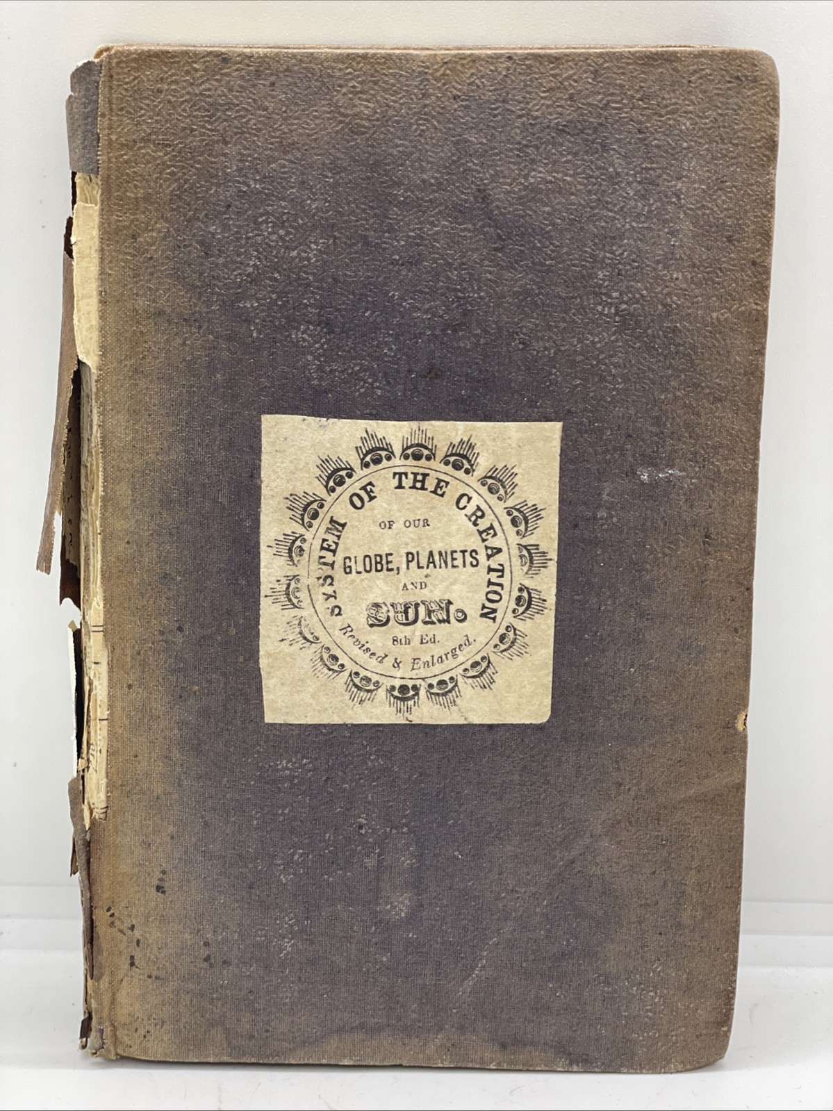 Rare Circa 1860 System Of The Creation Globe, Planets, Sun, Henry Taylor Occult Rare Circa 1860 System Of The Creation Globe, Planets, Sun, Henry Taylor Occult