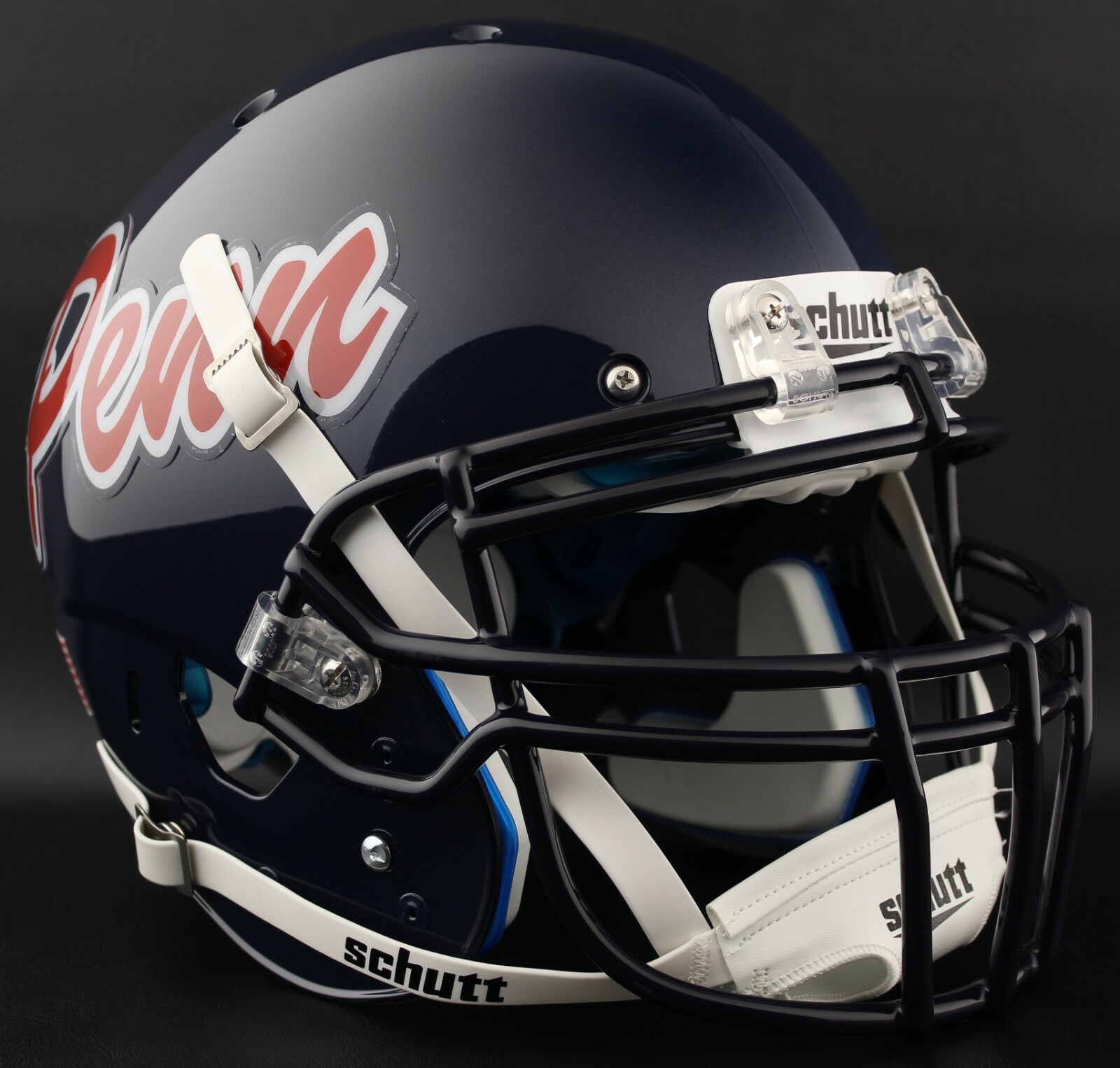 *CUSTOM* PENNSYLVANIA PENN QUAKERS Schutt XP GAMEDAY Replica Football Helmet