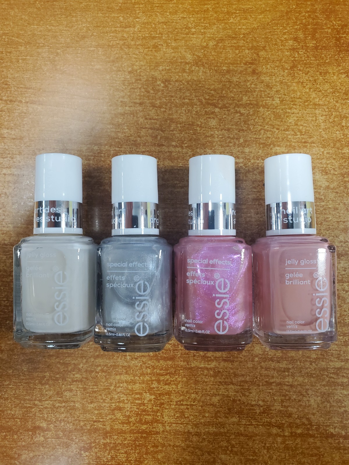 4Pk: Essie Nail Art Studio Jelly Gloss & Special Effects Shades *0/5/20/60* R5P2