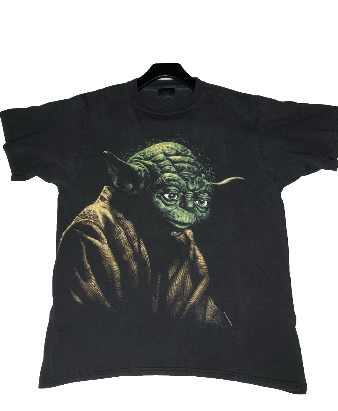 Vintage 1995 Star Wars Yoda Giant Graphic Shirt Men’s Large Changes Tag USA