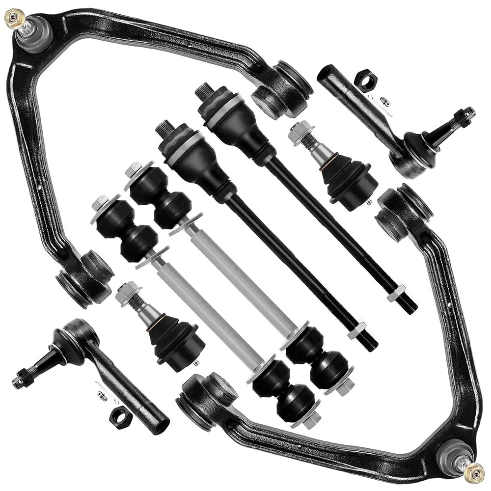 10Pcs Control Arm Ball Joint Sway Bar Fit For 99-06 Silverado 1500
