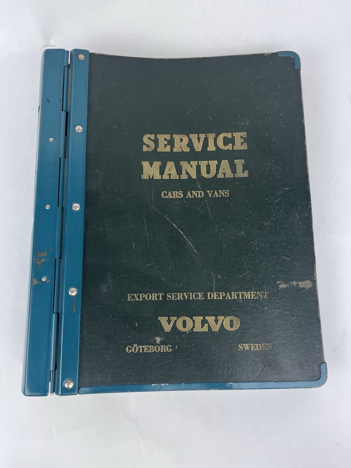 Original 1957 Volvo PV444 PV445 Factory Service Manual Binder - Missing 11 & 12