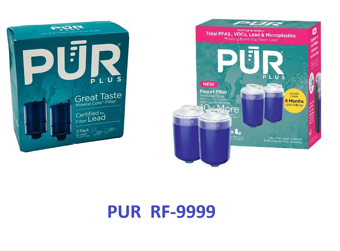 PUR Plus RF-9999 / 2-pack of Faucet Filters - New Unopened Box  /  Ships Free