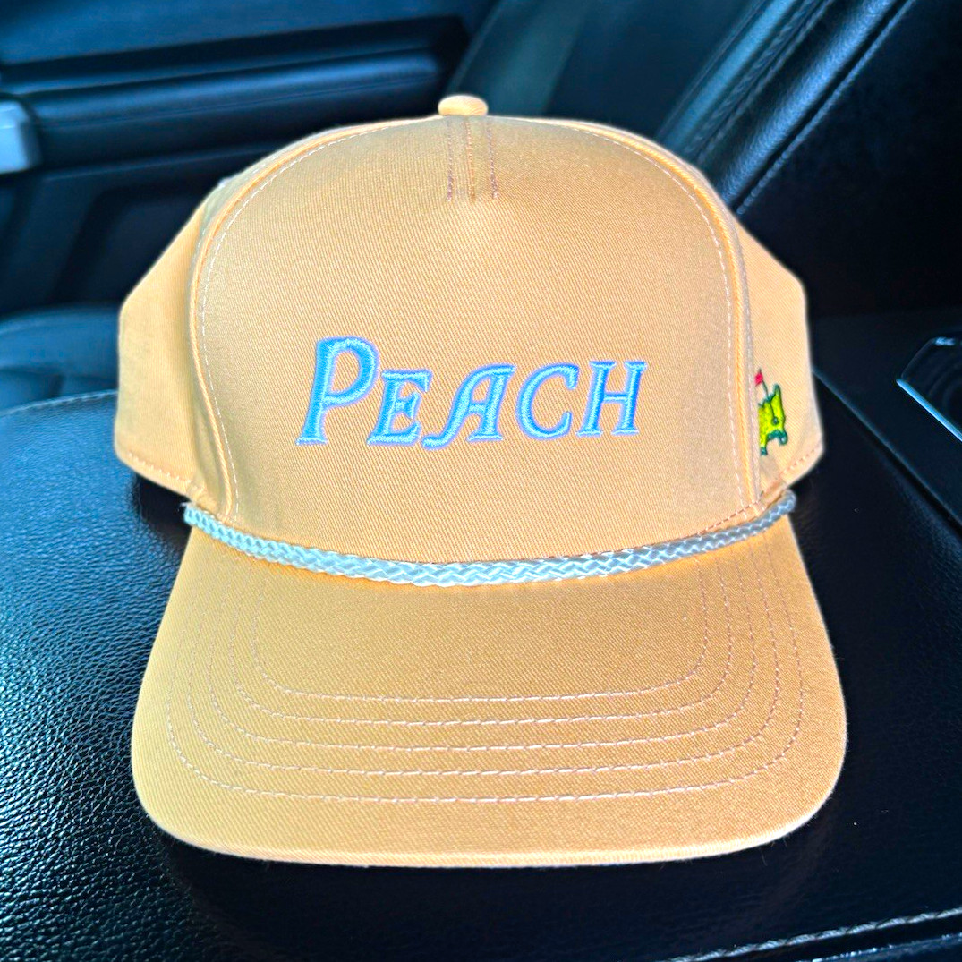 Masters “Peach” rope golf hat American Needle