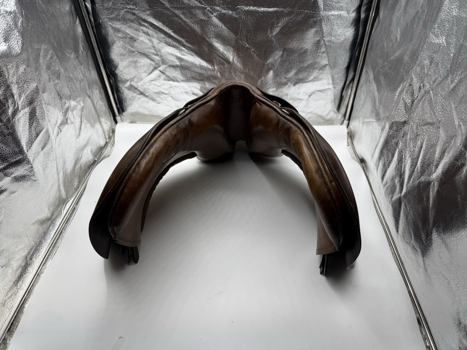 Vintage Stackhouse Jumping/Close Contact Saddle Tanbark Made In England Vintage Stackhouse Jumping/Close Contact Saddle Tanbark Made In England