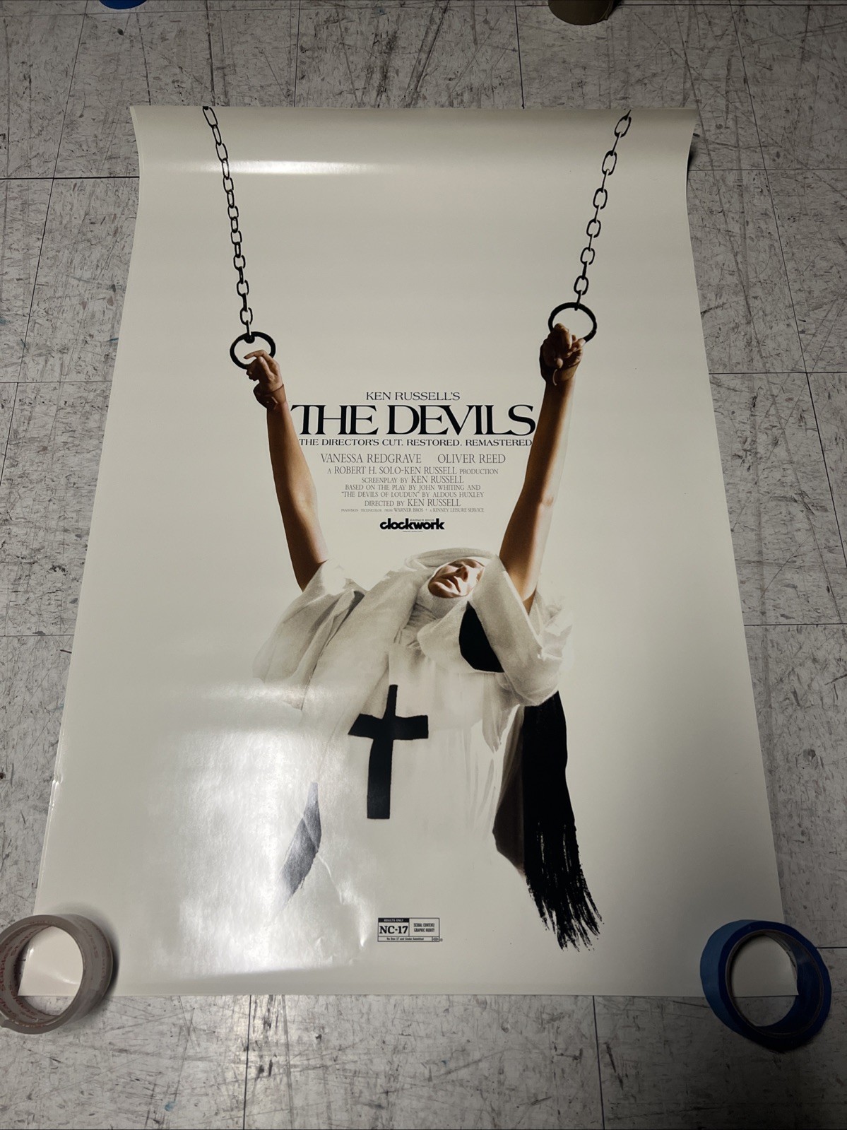 Ken Russell’s The Devils/Directors Cut/Restored Remastered/Authentic Film Poster