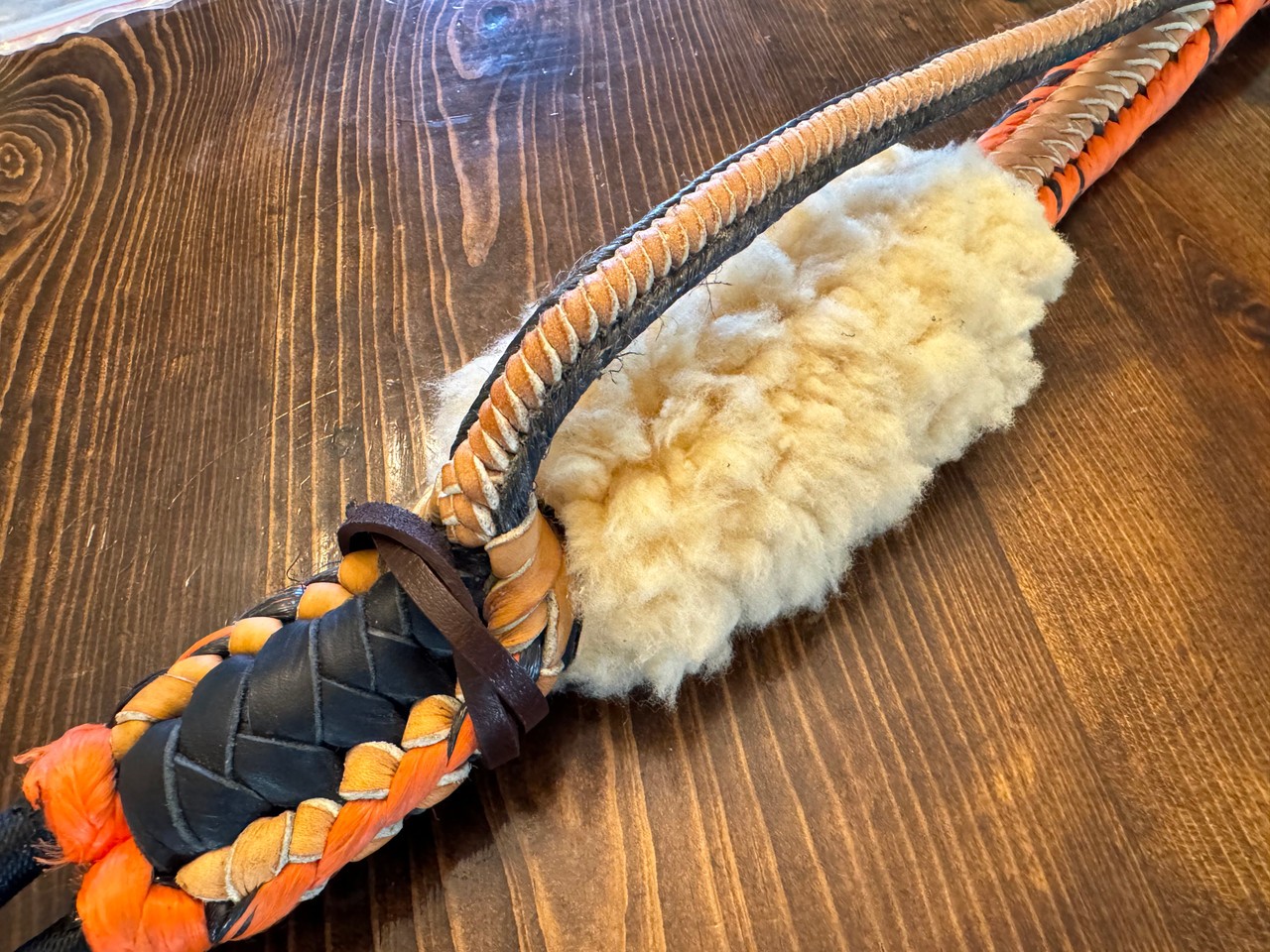 Sheep Wool Knuckle Bull Rope Pad - EPT Bull Ropes Sheep Wool Knuckle Bull Rope Pad - EPT Bull Ropes