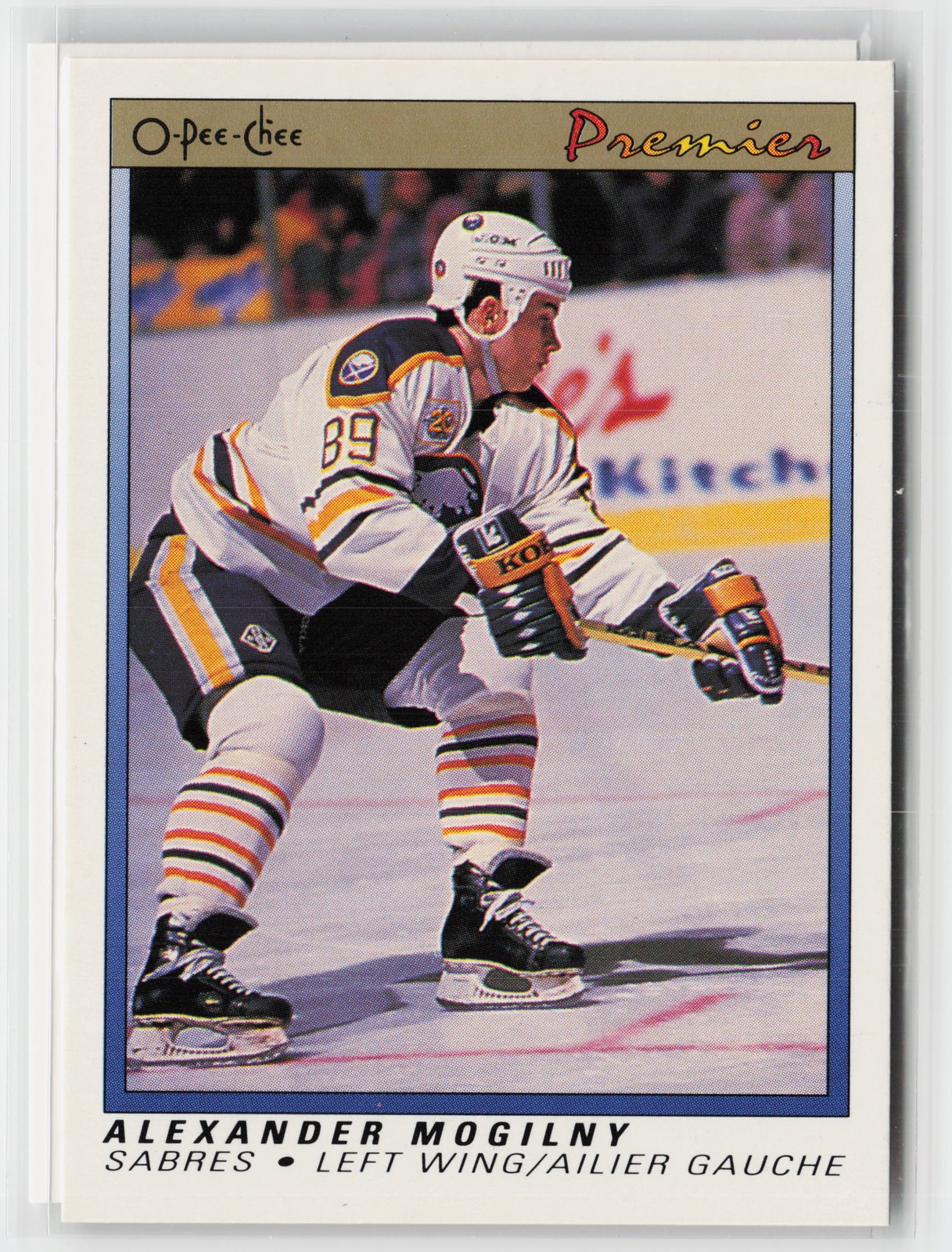 1990-91 O-Pee-Chee Premier #75 Alexander Mogilny