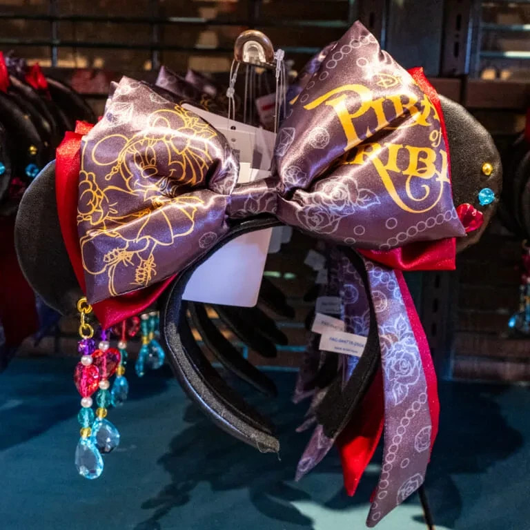 Tokyo Disney Resort Pirates of the Caribbean Minnie Ears Headband Ribbon Japan