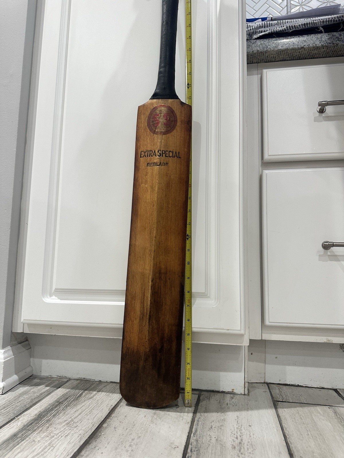 Antique Stuart Surridge Perfect Cricket Bat c1930s Extra Special Reblade 1928