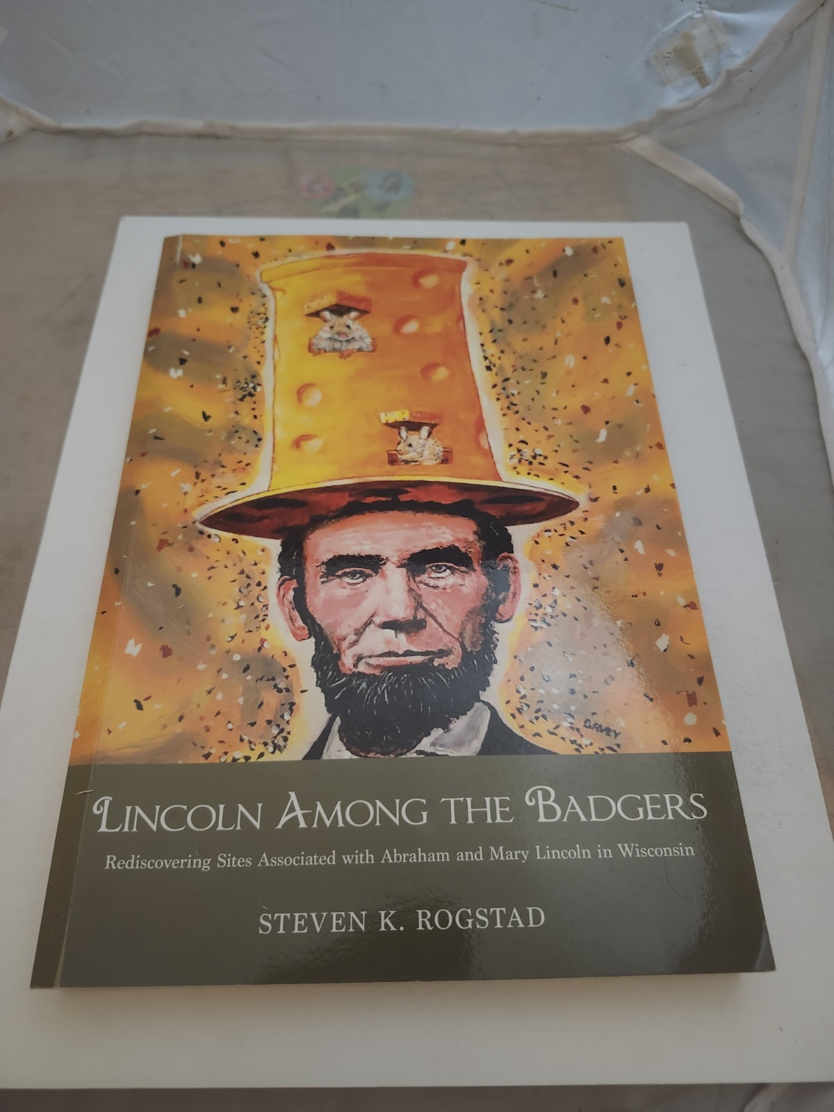 Lincoln Among the Badgers Steven Rogstad Abraham Mary Todd in Wisconsin Signed