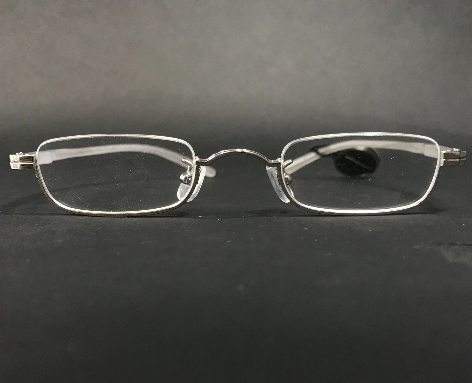 Jean Lafont EDMOND 014 Eyeglasses Frames Clear Silver Half Rim 42-23-142