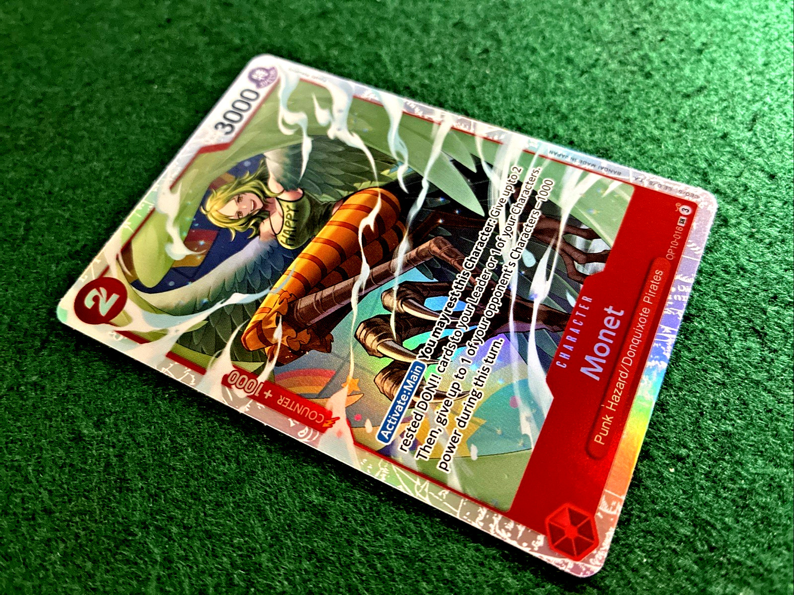 Monet (Parallel) OP10-016 Royal Blood Foil One Piece CCG Monet (Parallel) OP10-016 Royal Blood Foil One Piece CCG