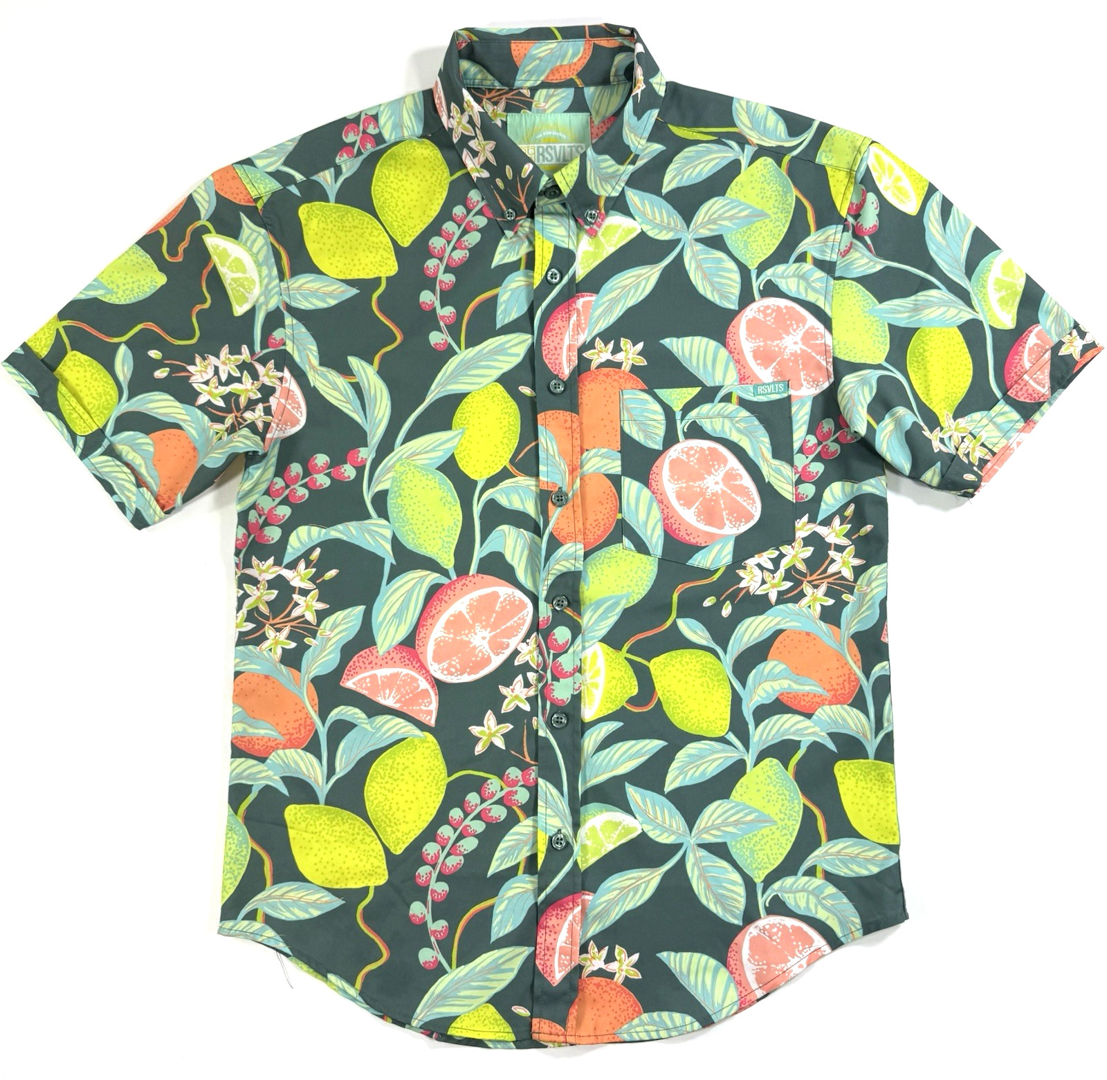 RSVLTS Mens Shirt Kunuflex Sz Small Tropical Jungle Hawaiian Beach Performance RSVLTS Mens Shirt Kunuflex Sz Small Tropical Jungle Hawaiian Beach Performance