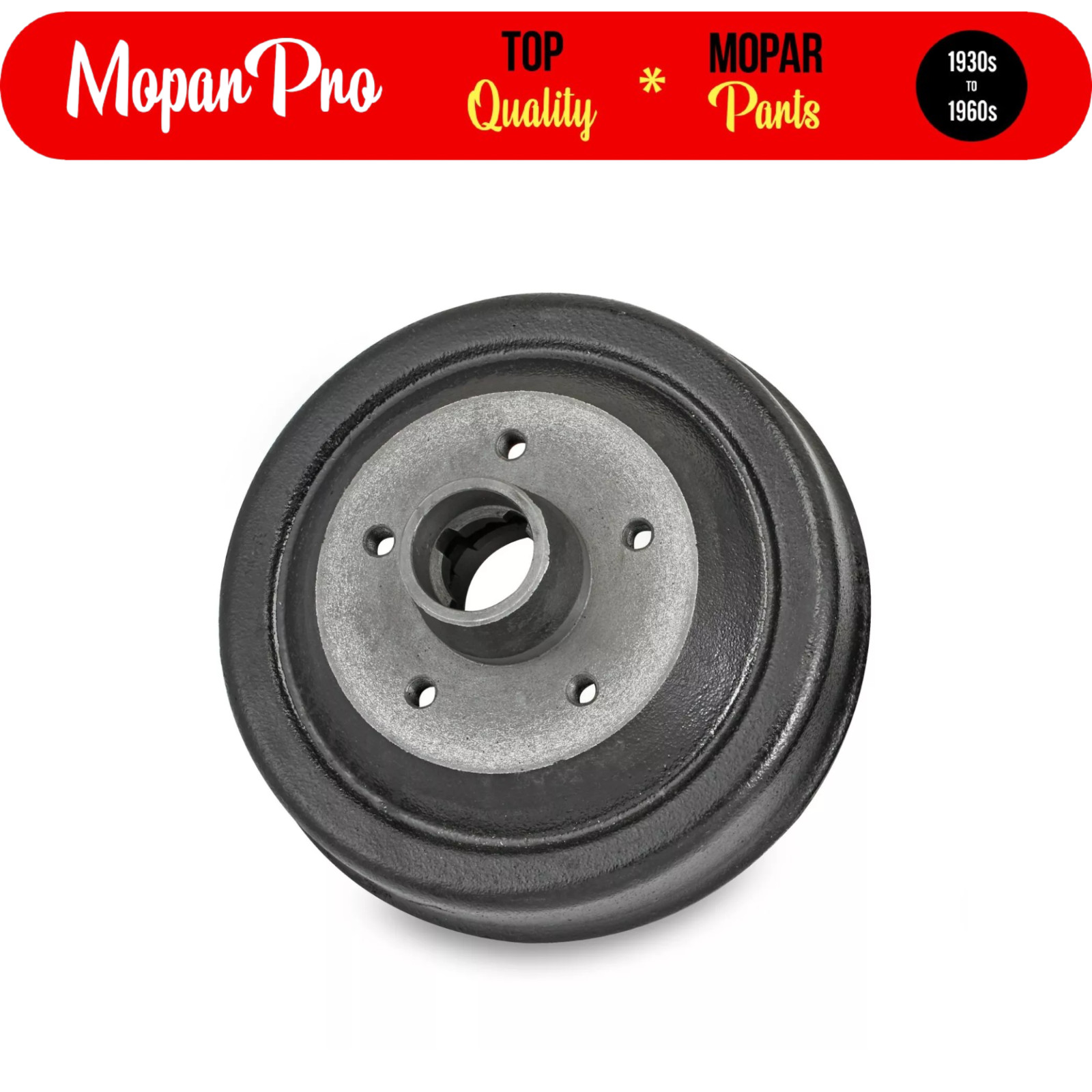 1937-1939 PLYMOUTH BRAND NEW FRONT BRAKE DRUM WITH HUB RIGHT HAND THREAD